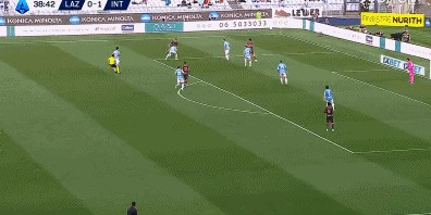 半场：国米2-0拉齐奥，劳塔罗传射建功，苏契奇远射破门
